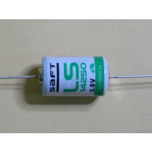 画像: Saft 1/2AA リチウム電池 リード端子　LS14250-AX　