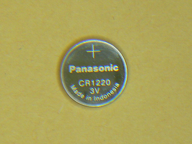 画像1: パナソニック　コイン電池 CR1220 